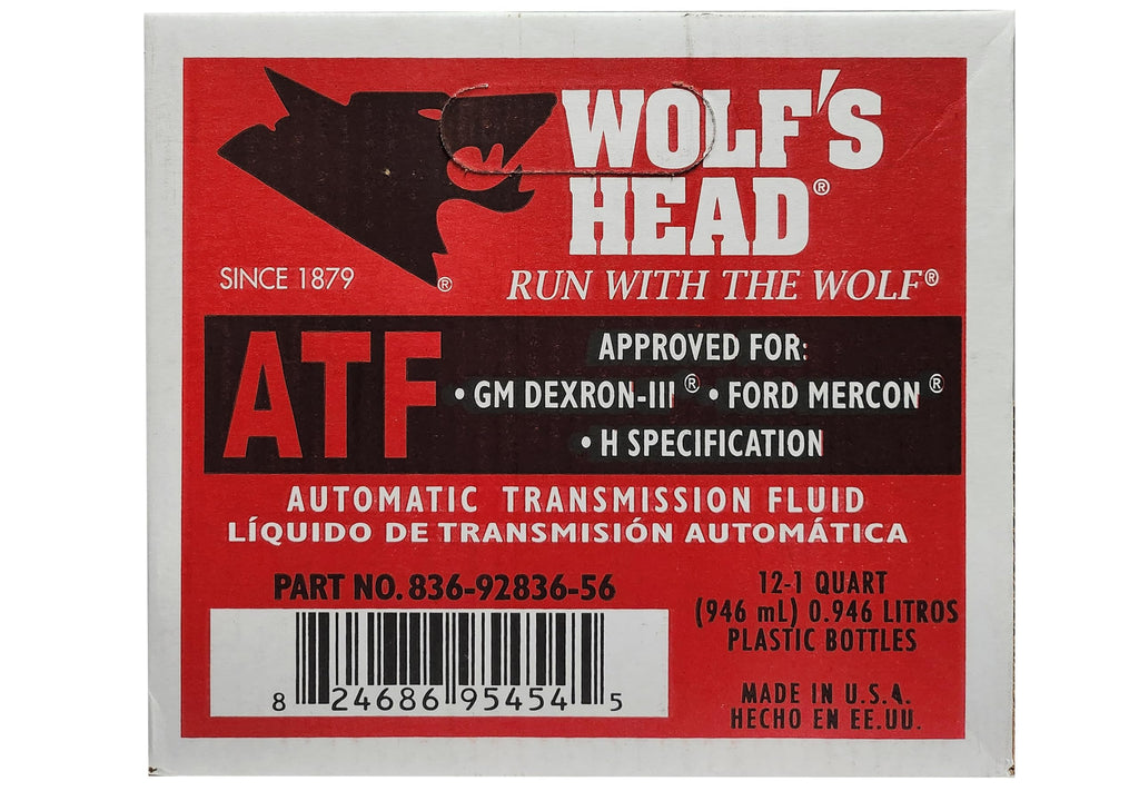 Automatic Transmission Fluid 1 Quart Bottle Pack of 12 D354
