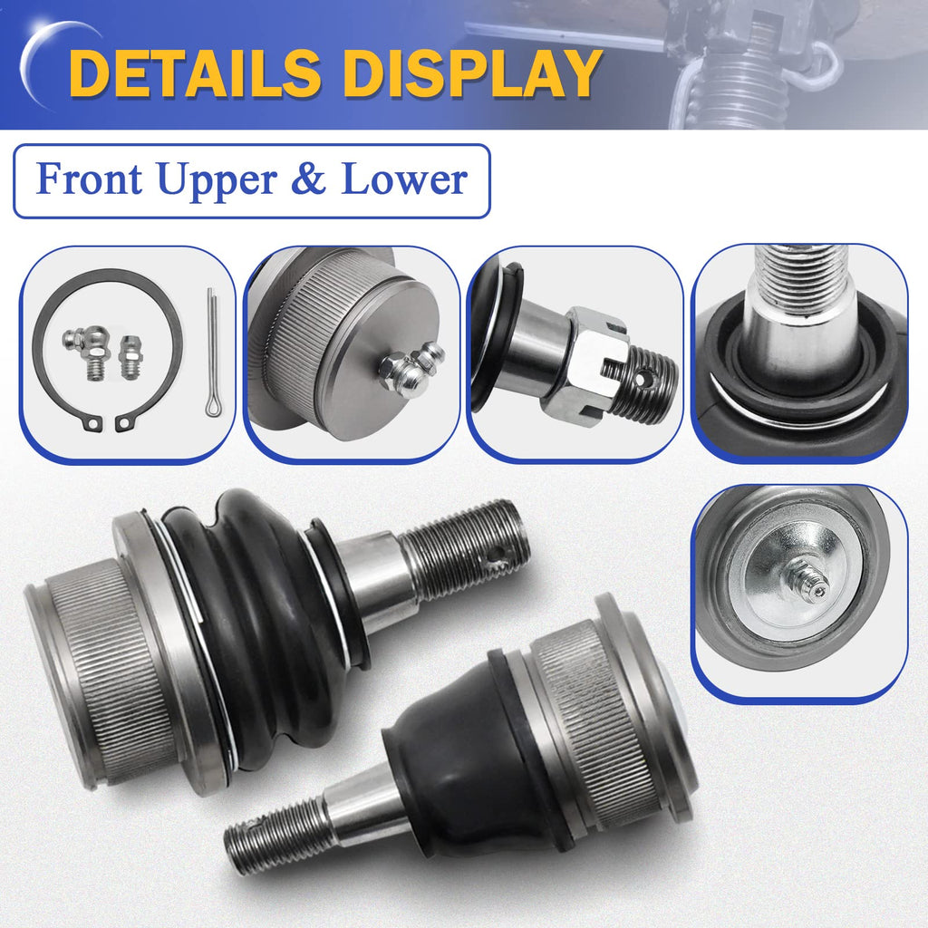 Zinc-Nickel Alloy Front Upper & Lower Ball Joints K406