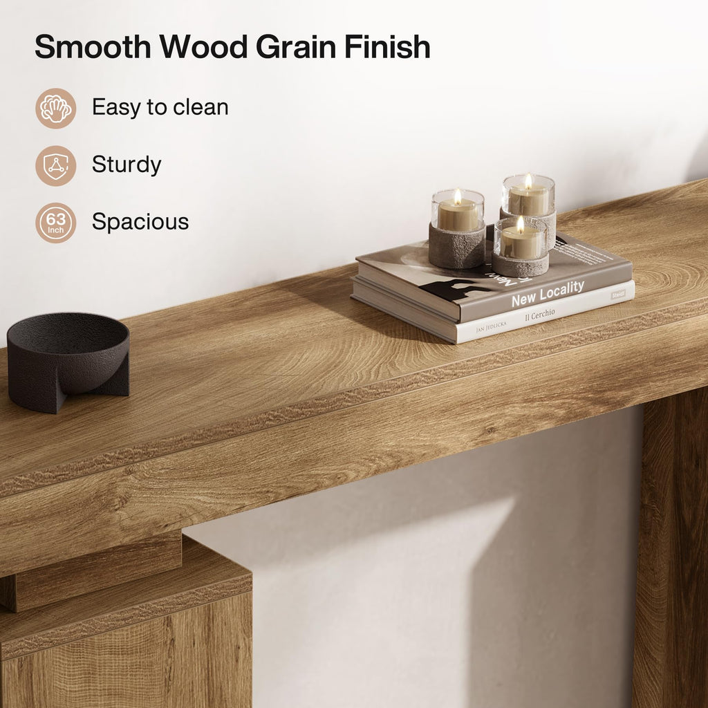 63-Inch Farmhouse Console Table G52739
