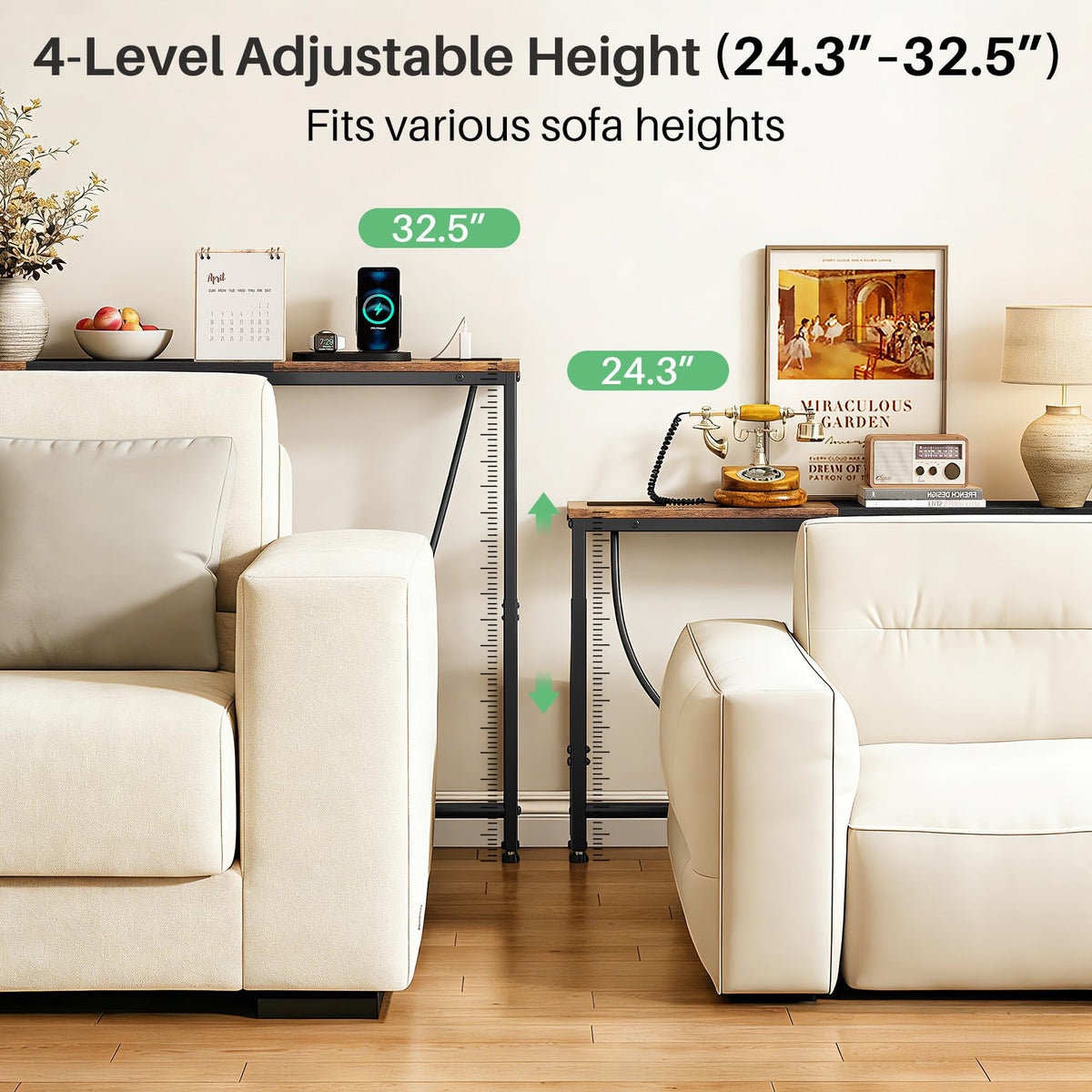 Narrow Console Table with Power Outlet X582404