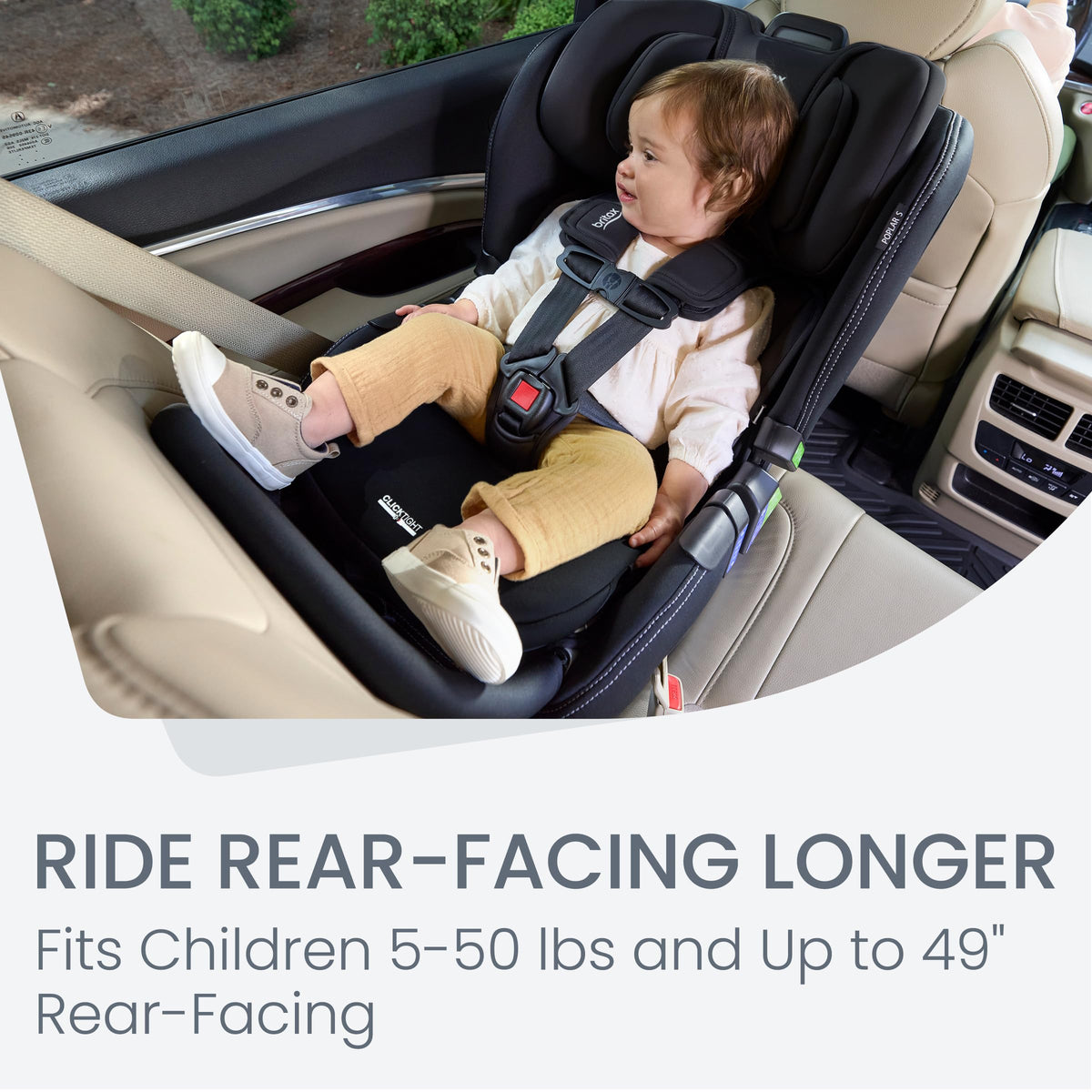 Convertible Car Seat with Slim 17-Inch Design R497