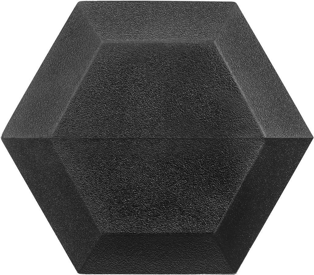 Rubber Coated Cast Iron Hex Dumbbells Y709