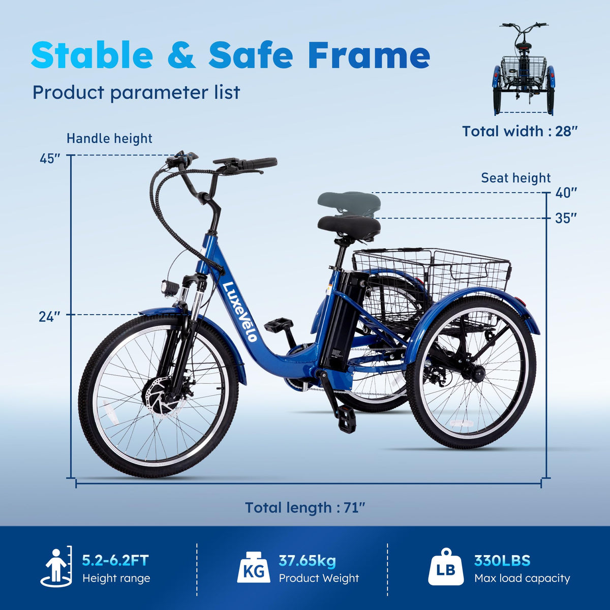 Electric Tricycle for Adults Q5194