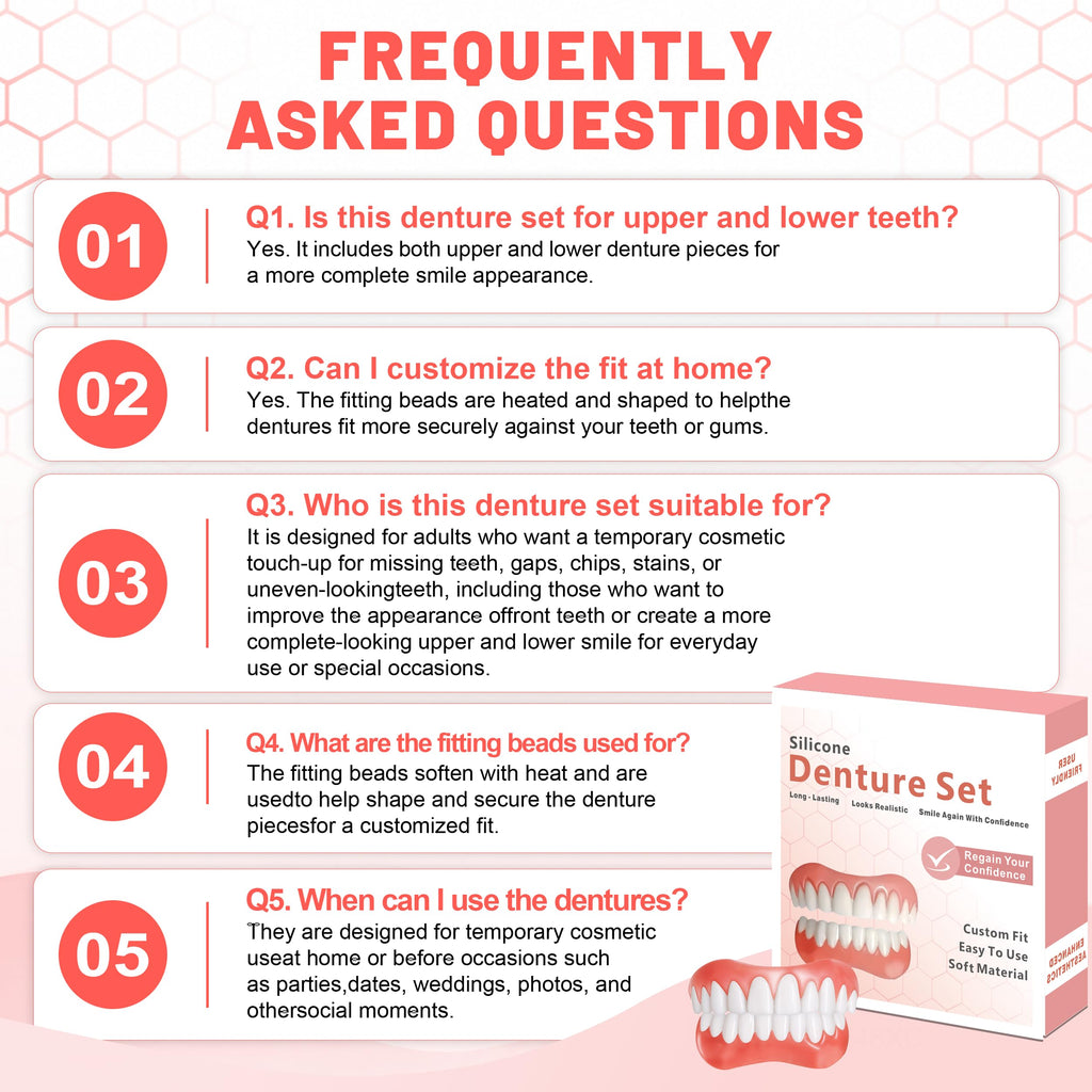 Custom Upper & Lower Dentures C126