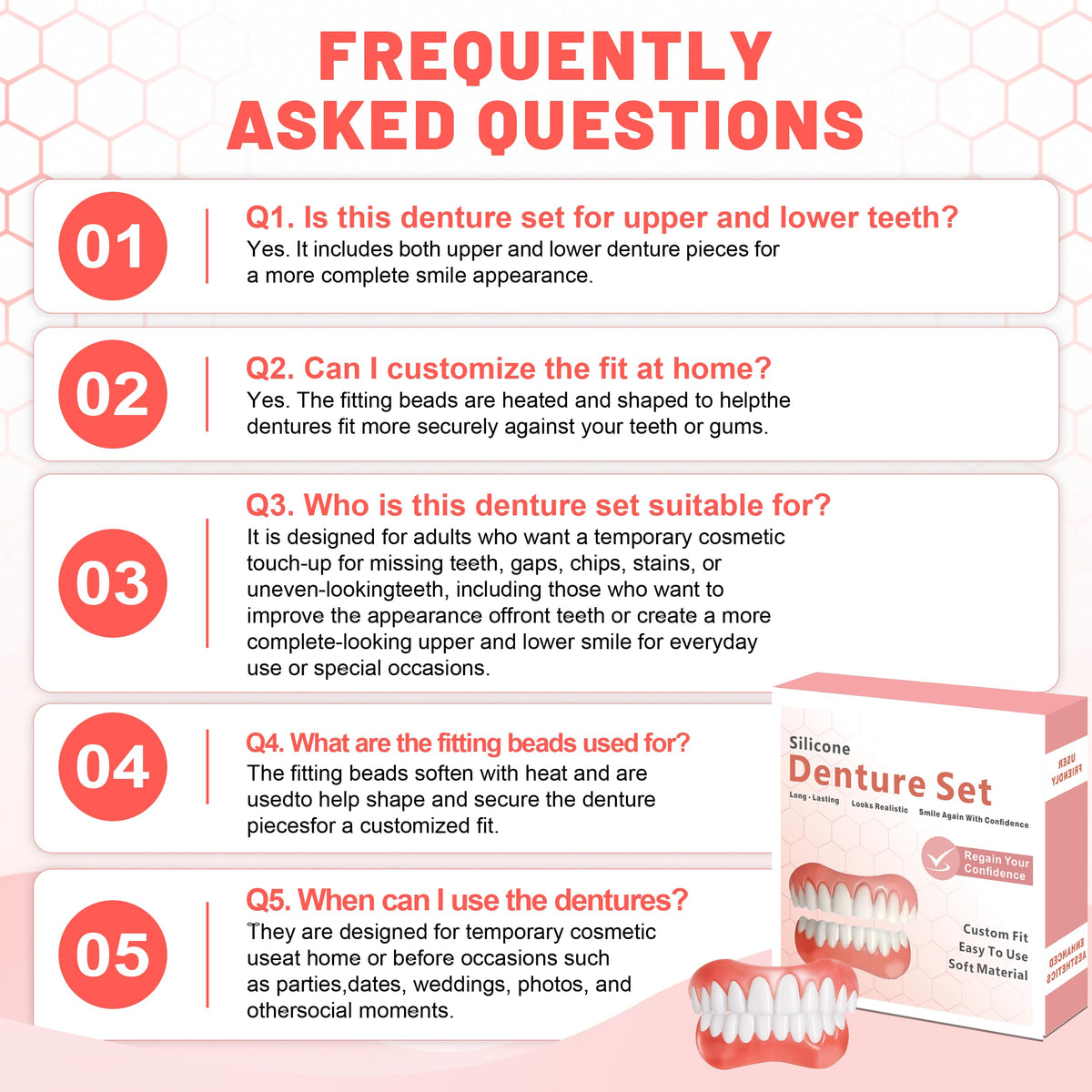 Custom Upper & Lower Dentures C126