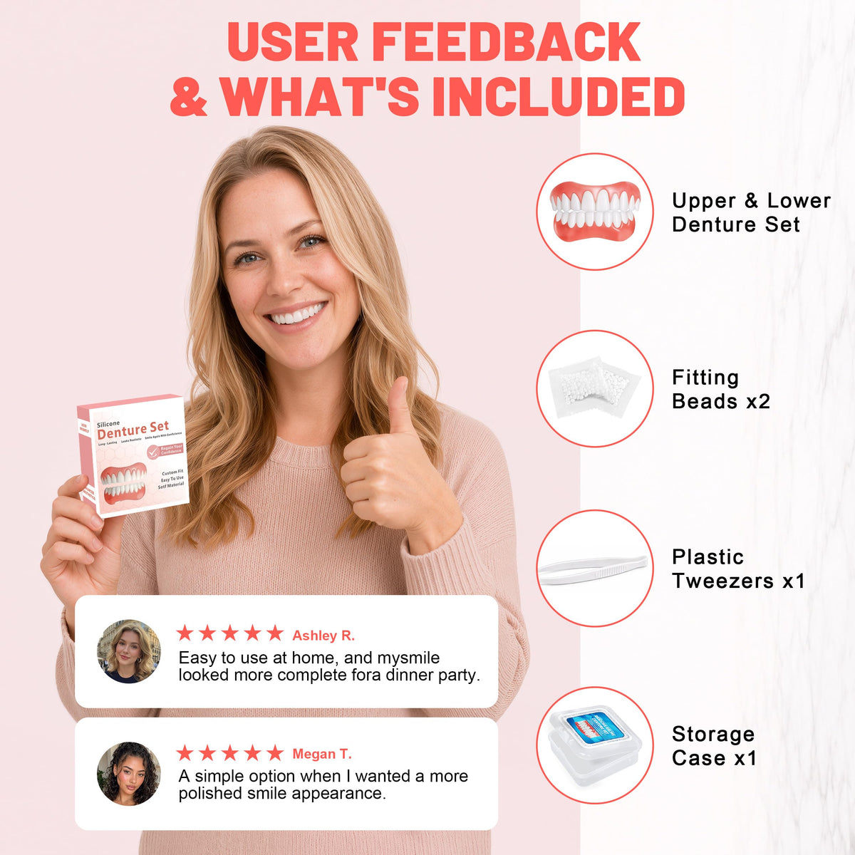Custom Upper & Lower Dentures C126