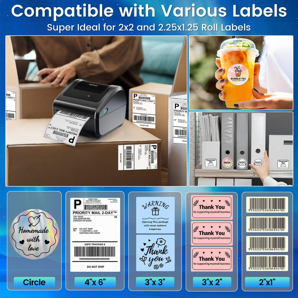 Bluetooth Shipping Label Printer B24820