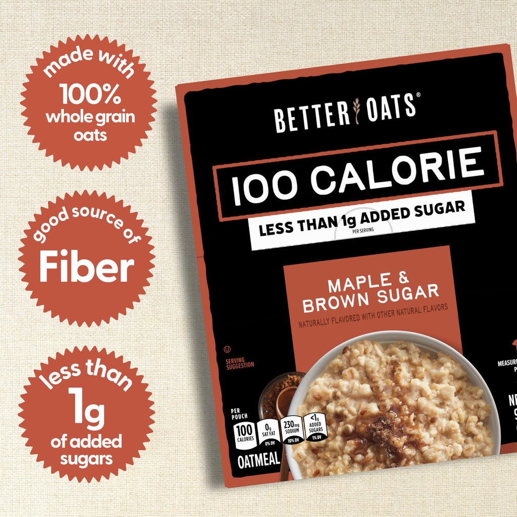 Maple & Brown Sugar Oatmeal 6 Pack S625