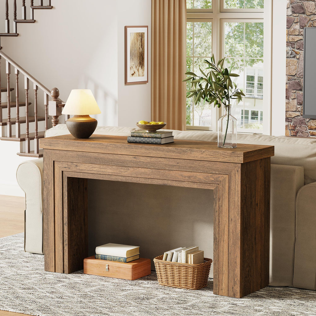 54 Inch Rectangular Console Table Y7742