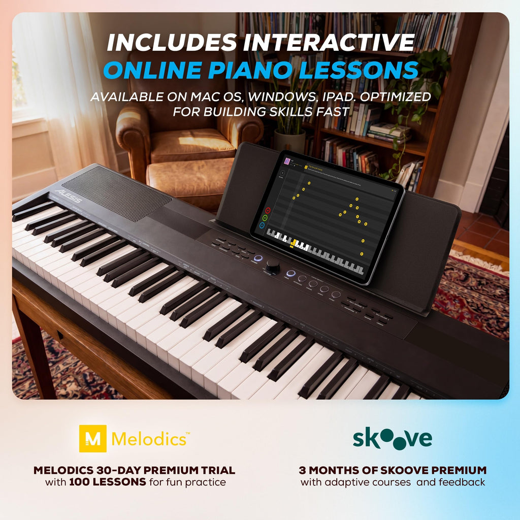 88-Key Weighted Digital Piano with Hammer Action D89101