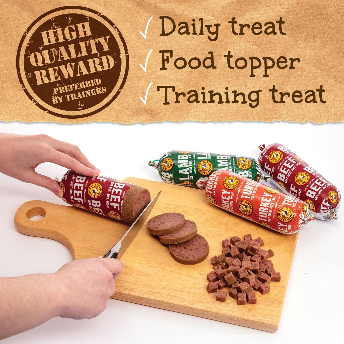 Beef Soft Meat Roll Treat 12 Oz (Pack of 4) C14445