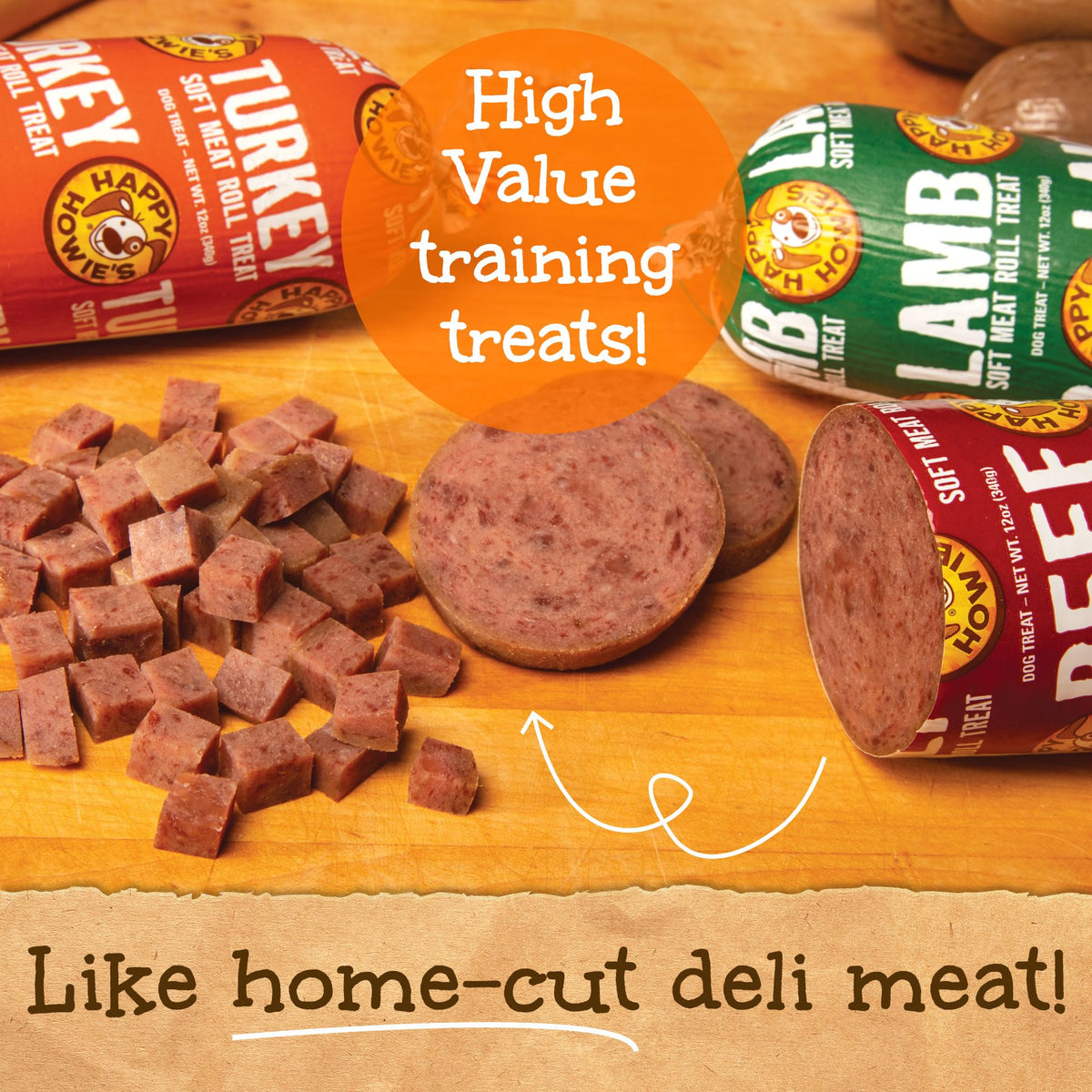 Beef Soft Meat Roll Treat 12 Oz (Pack of 4) C14445