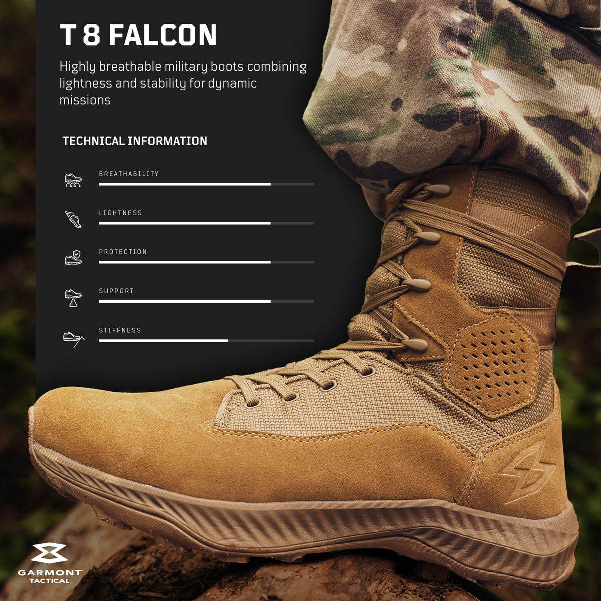 Suede Combat Boots Q4816